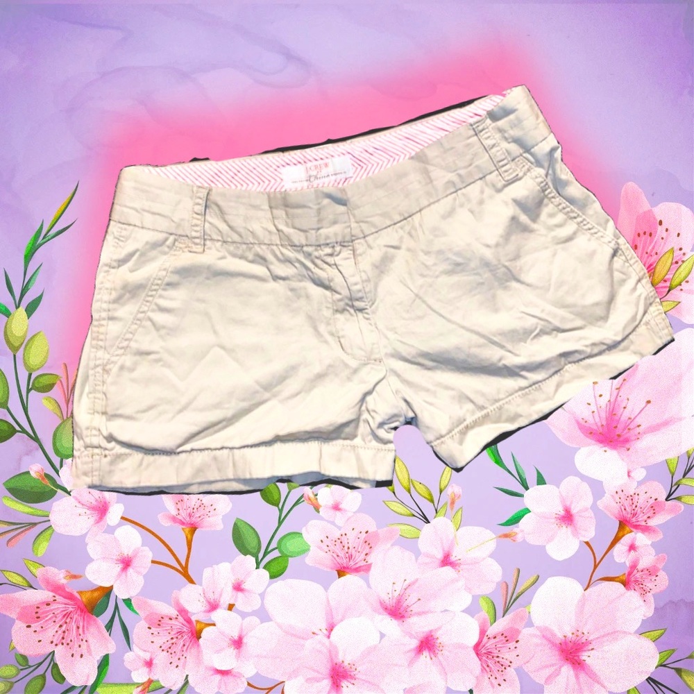 J. Crew Khaki Shorts Size 4